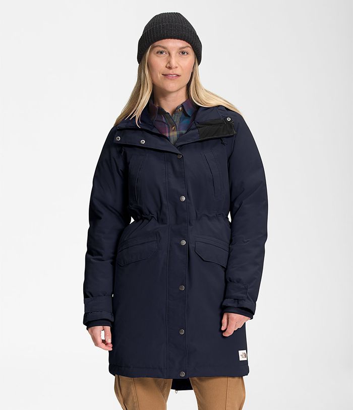 The North Face Parka Dames Ski Down TUGH35804 - Donkerblauw